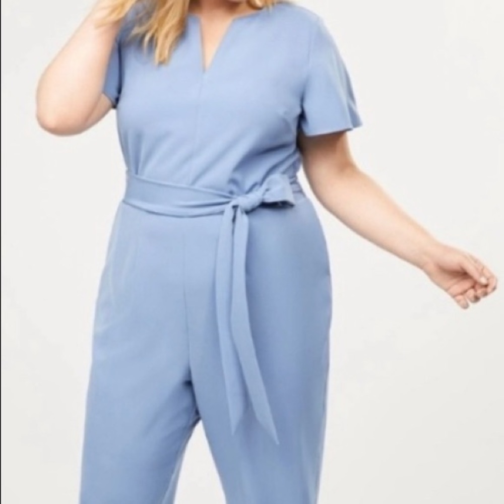 Lane Bryant Lena Flutter Sleeve Jumpsuit Plus Size